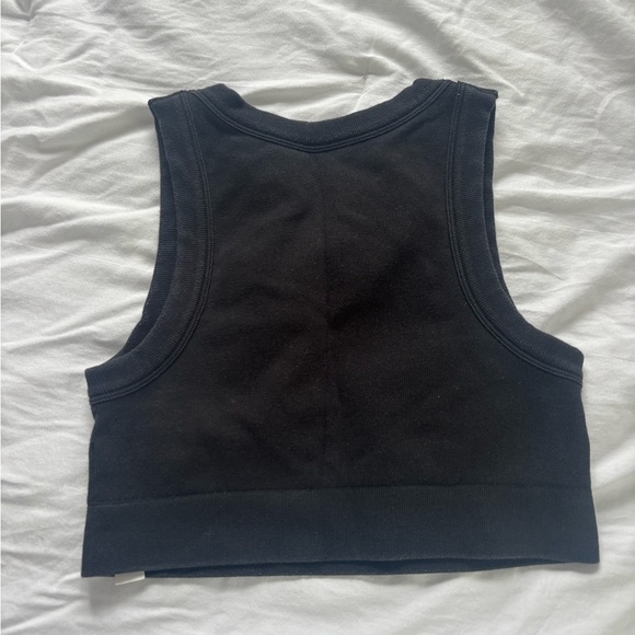 Offline High Neck Black Crop Top - Picture 3 of 3